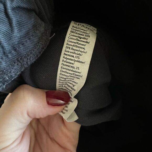 Spanx Stretch Twill Cargo Jogger Pants Size 1X in Grey Plus Size - Picture 7 of 7